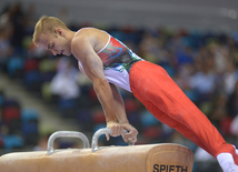 Kişi idman gimnastikası üzrə 22-ci Bakı Çempionatı və Birinciliyi. Bakı, Azərbaycan, 02 oktyabr 2015